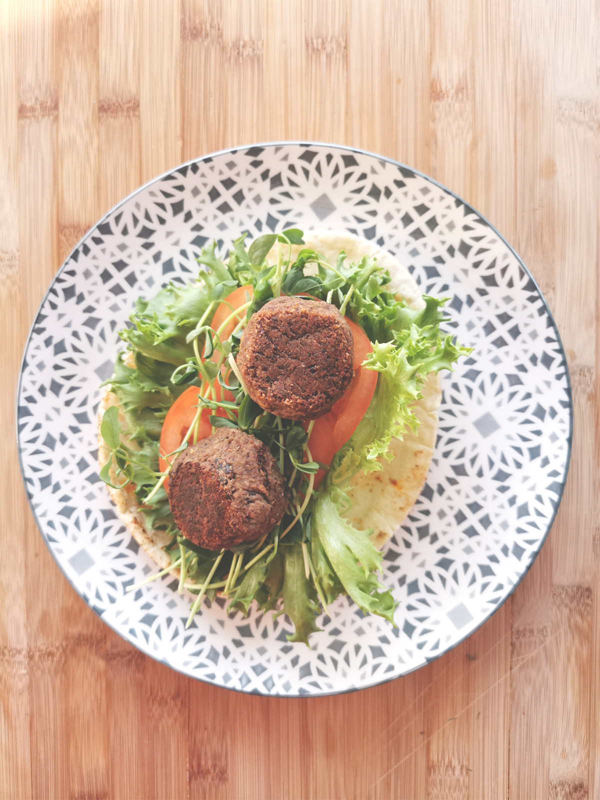 Gyros aux boulettes végé